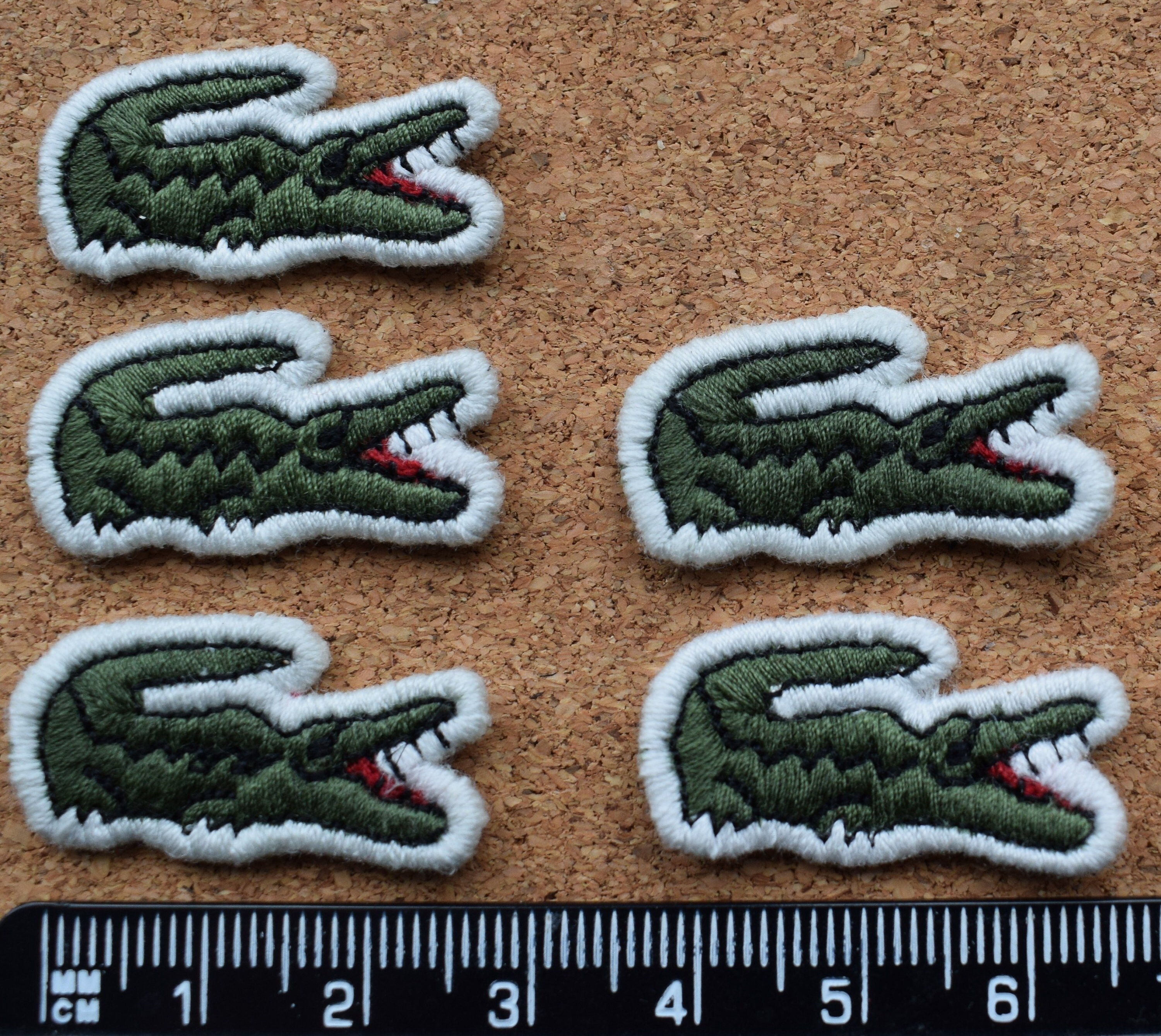 Insignia bordada de cocodrilo Lacoste / Parche x5 Etsy