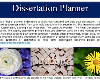 Dissertation Planner