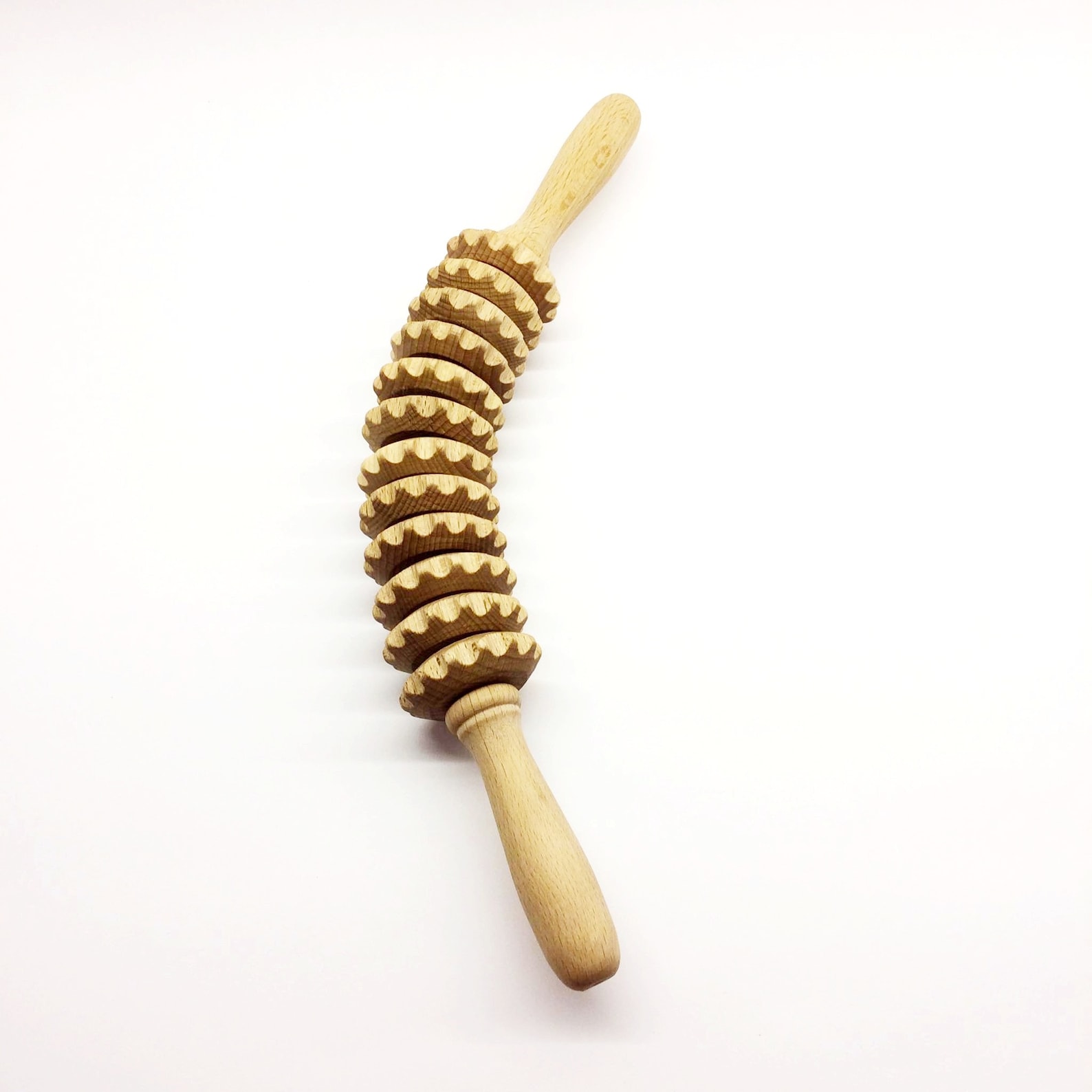 Wooden Massager Curved Wooden Massage Roller Etsy