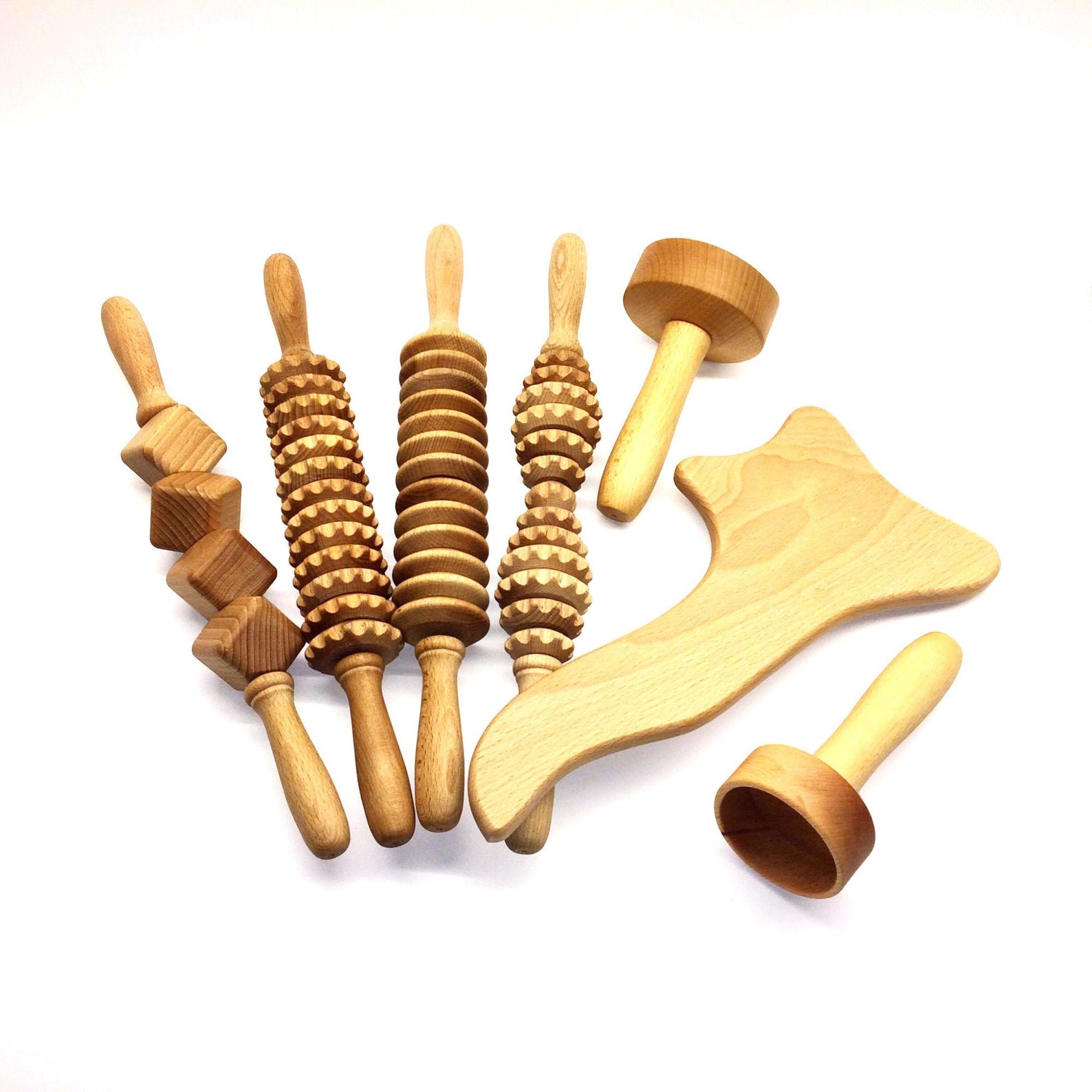 Ensemble de massage en bois MAX kit de thérapie au bois Etsy France