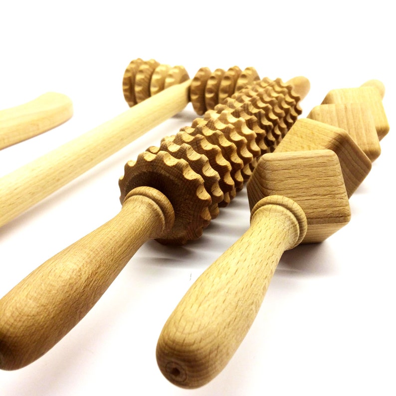 Wood Therapy Tools Wooden Massage Tools Set Body Shape Etsy