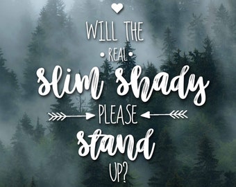 Christmas Jammies 2022 Lyrics Slip Shady Slim Shady Lyrics | Etsy Uk