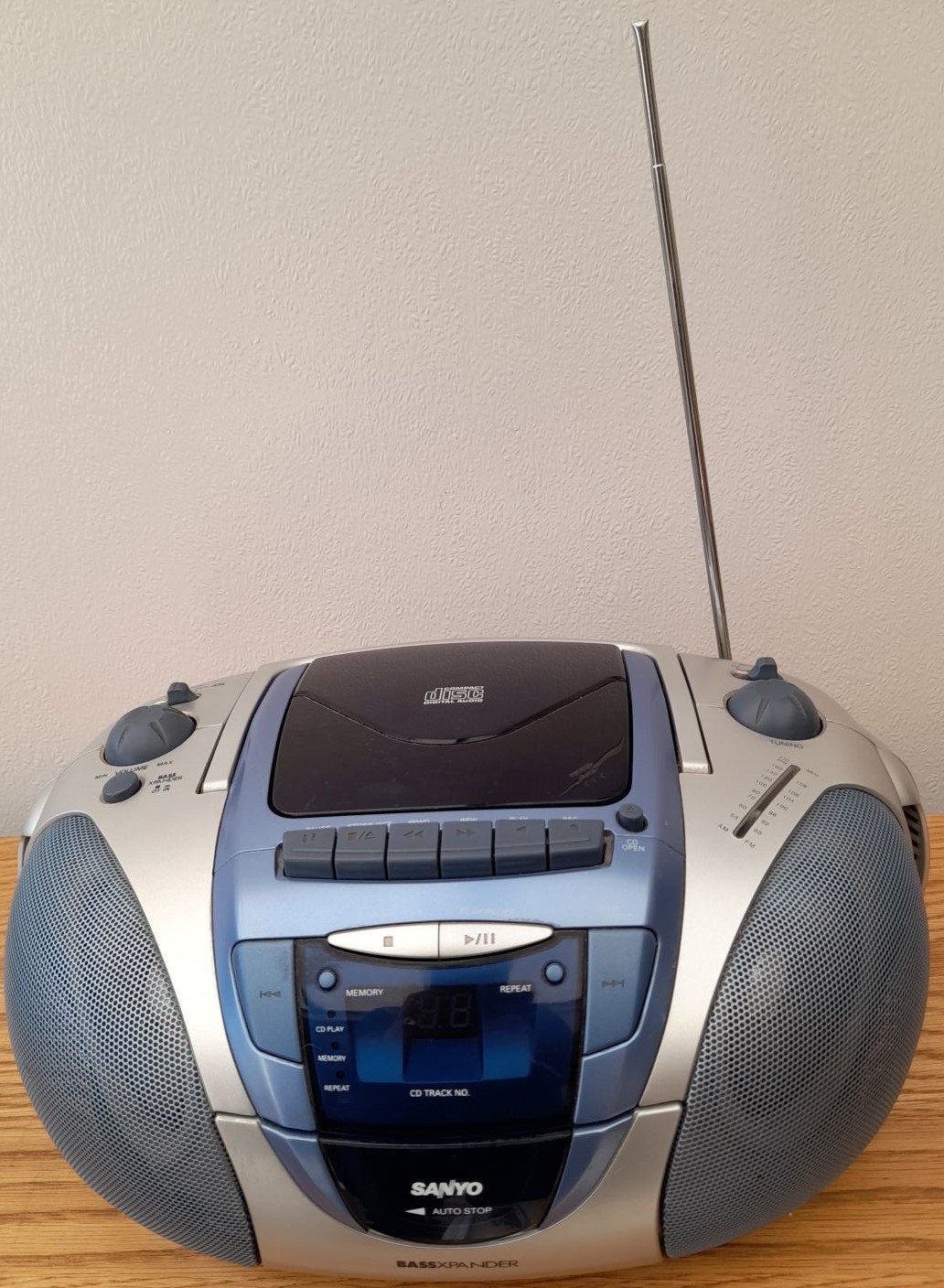 Sanyo Bass Xpander Boombox Radio, Cassette, CD Player - Etsy