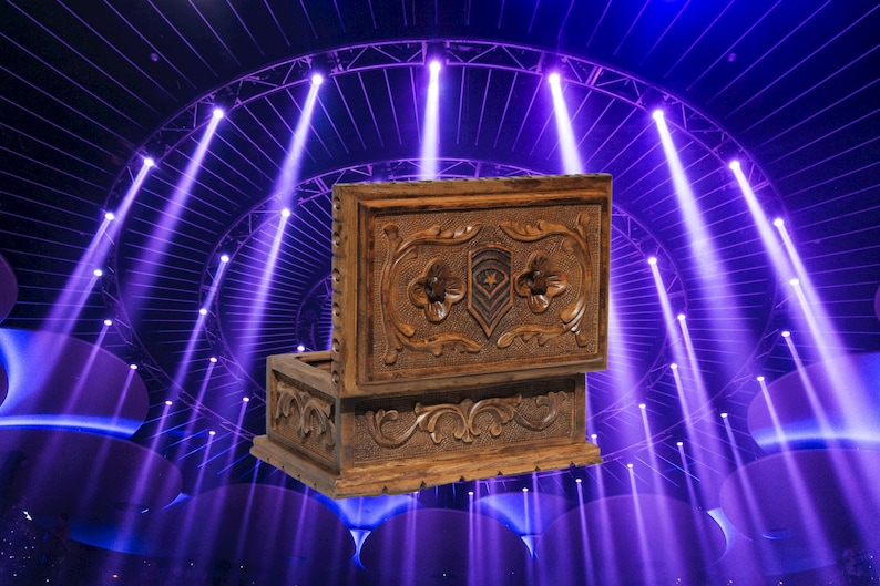 Hand Carved Military Rank Gift Box With 8-step Combination, Locking ...