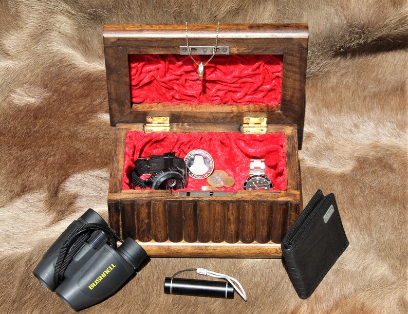 Large Personalized Puzzle Box With 7 Optional Interior Color Etsy