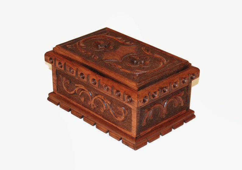 Personalized Men's Secret Locking Jewelry Box With Hidden Etsy