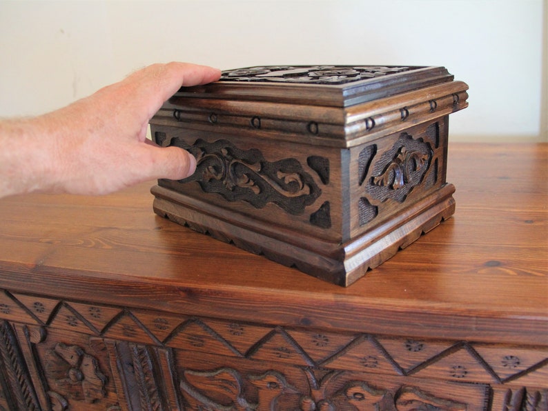 Large custom puzzle box for adults with 17 sequential opening Etsy