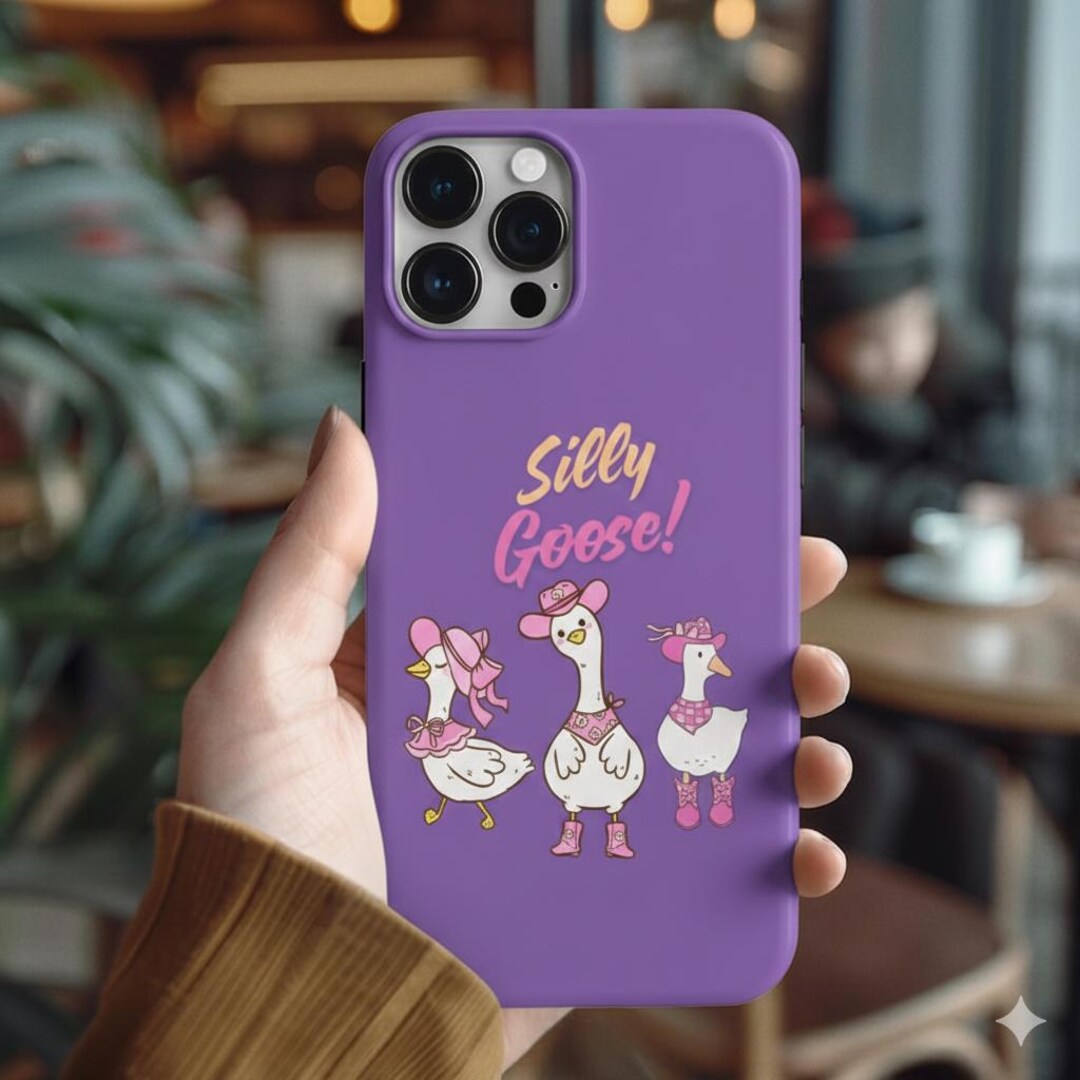 Silly Goose Phone Casing | Kawaii Decoden ADHD iPhone Samsung Google ...