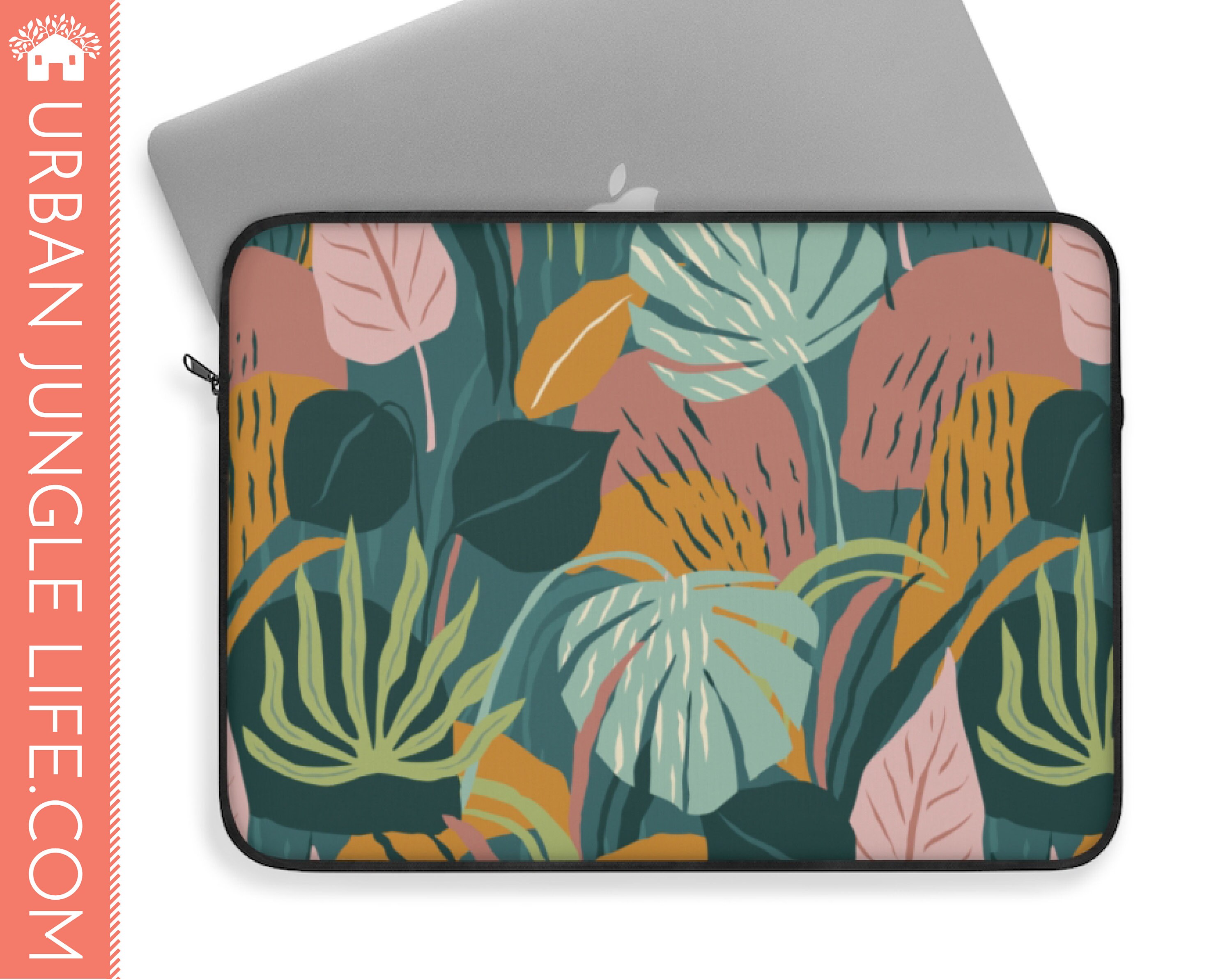 Tropical Laptop Sleeve Plant Lover Laptop Case Plant Lover Gift