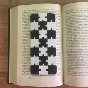 Gelede bladwijzer / Puzzelbladwijzer / Uniek/ cadeau voor haar / cadeau / Boekaccessoires / Cadeau boekenliefhebber / Verjaardagscadeau / gepersonaliseerd