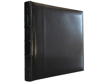 Glorious Leather Black 50 Page Photo Album