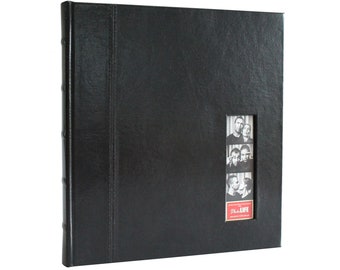 Photo Strip Cover Black 50 Page Photo Album