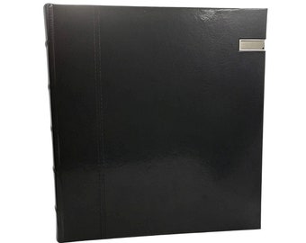 USB Glorious Leather Black 50 Page Photo Album
