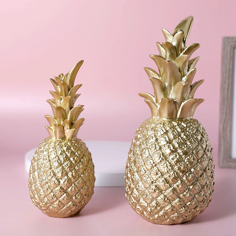 Pineapple Statue Home Decoration Nordic Pineapple Fruit Etsy