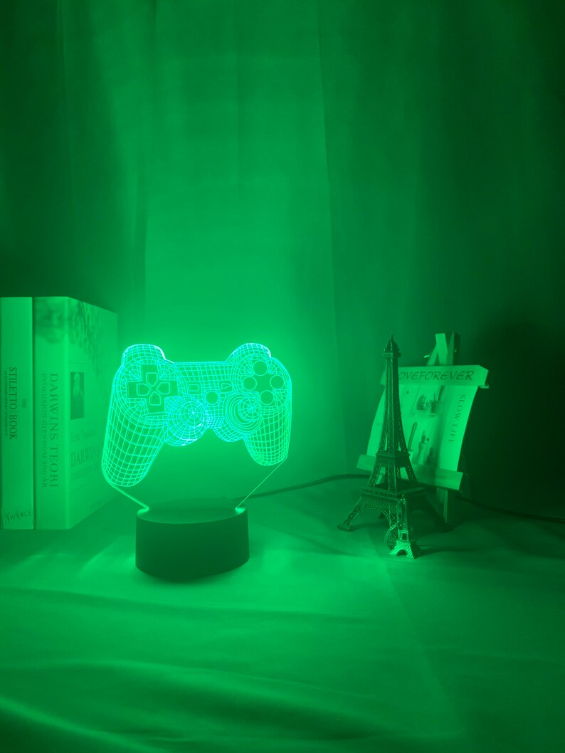 PS4 Controller 3D Light Lamp Game Pad Joystick LED Lamp | Etsy
