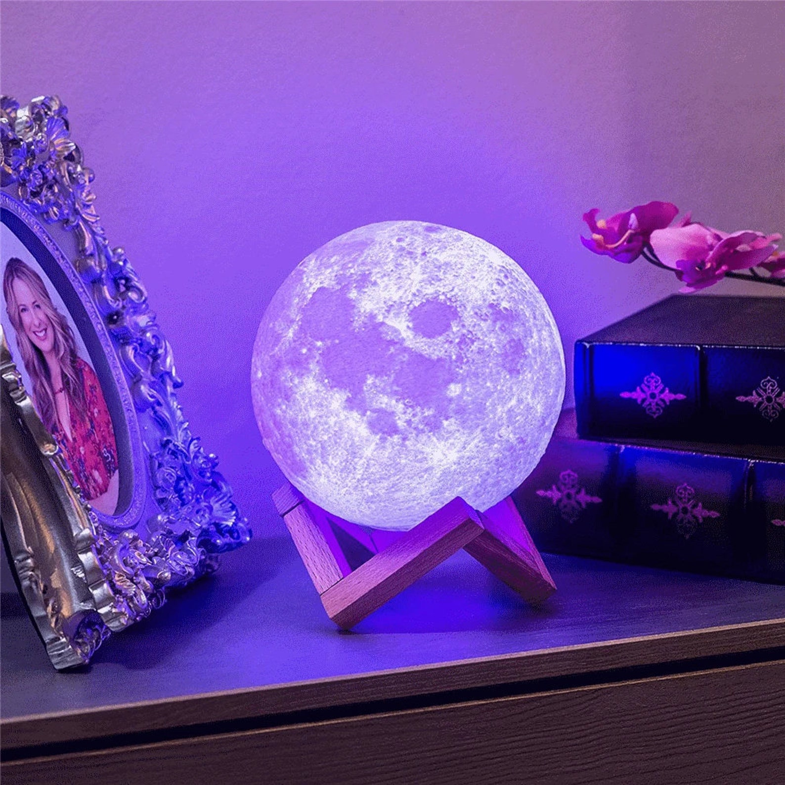 Moon Galaxy LAMPE LUMINEUSE LED 3D Lampe Magique Lune LAMPE | Etsy