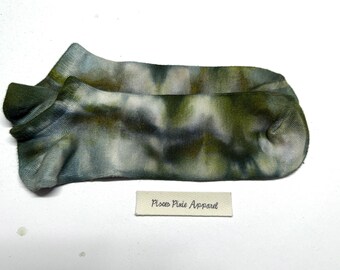 Bamboe enkelsportsokken tie-dye volwassene Genderneutraal- duurzame kousen