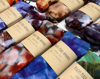 Set van 3 bamboe tie-dye sokken volwassen genderneutraal- Schoenmaat 6-11- Duurzaam- Kousen