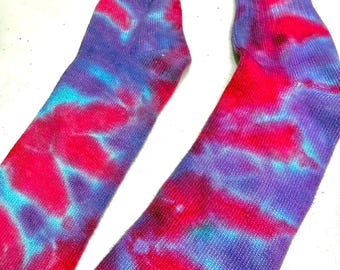 Bamboe tie-dye volwassen geslacht-neutraal- schoenmaat 6-11 duurzaam- kousen