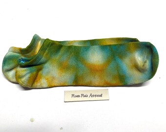 Bamboe enkelsportsokken tie-dye volwassene Genderneutraal- duurzame kousen