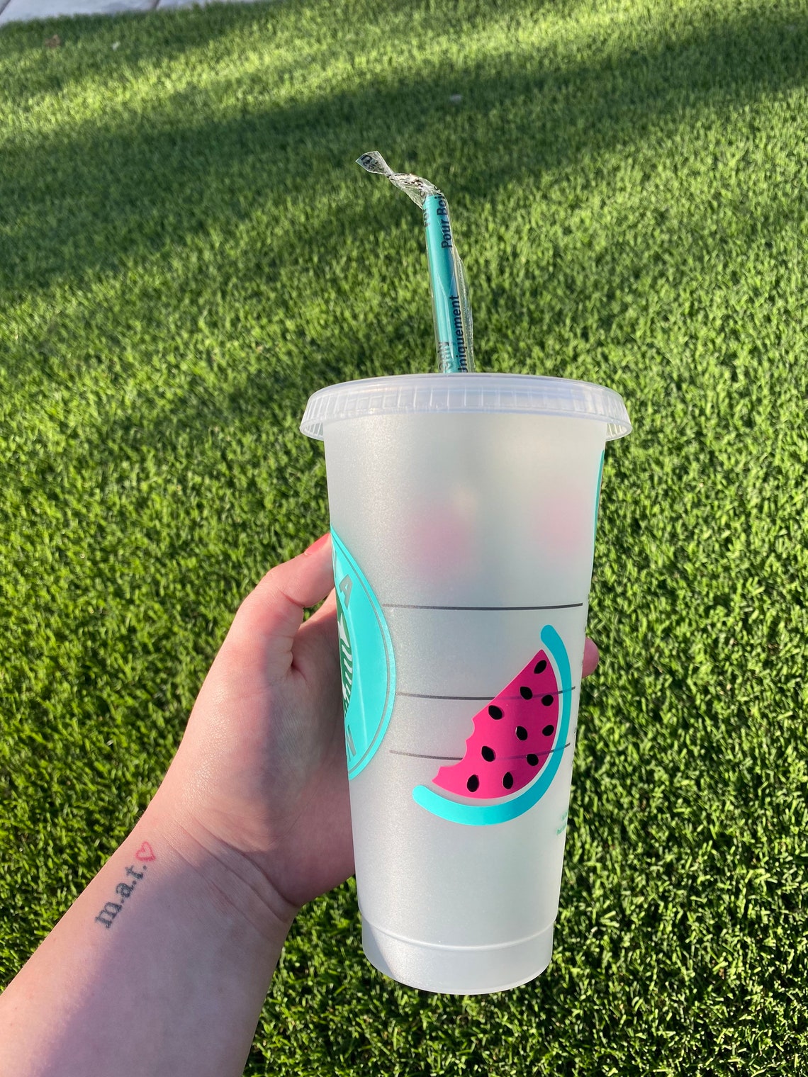 One in A Melon Starbucks Cup Etsy