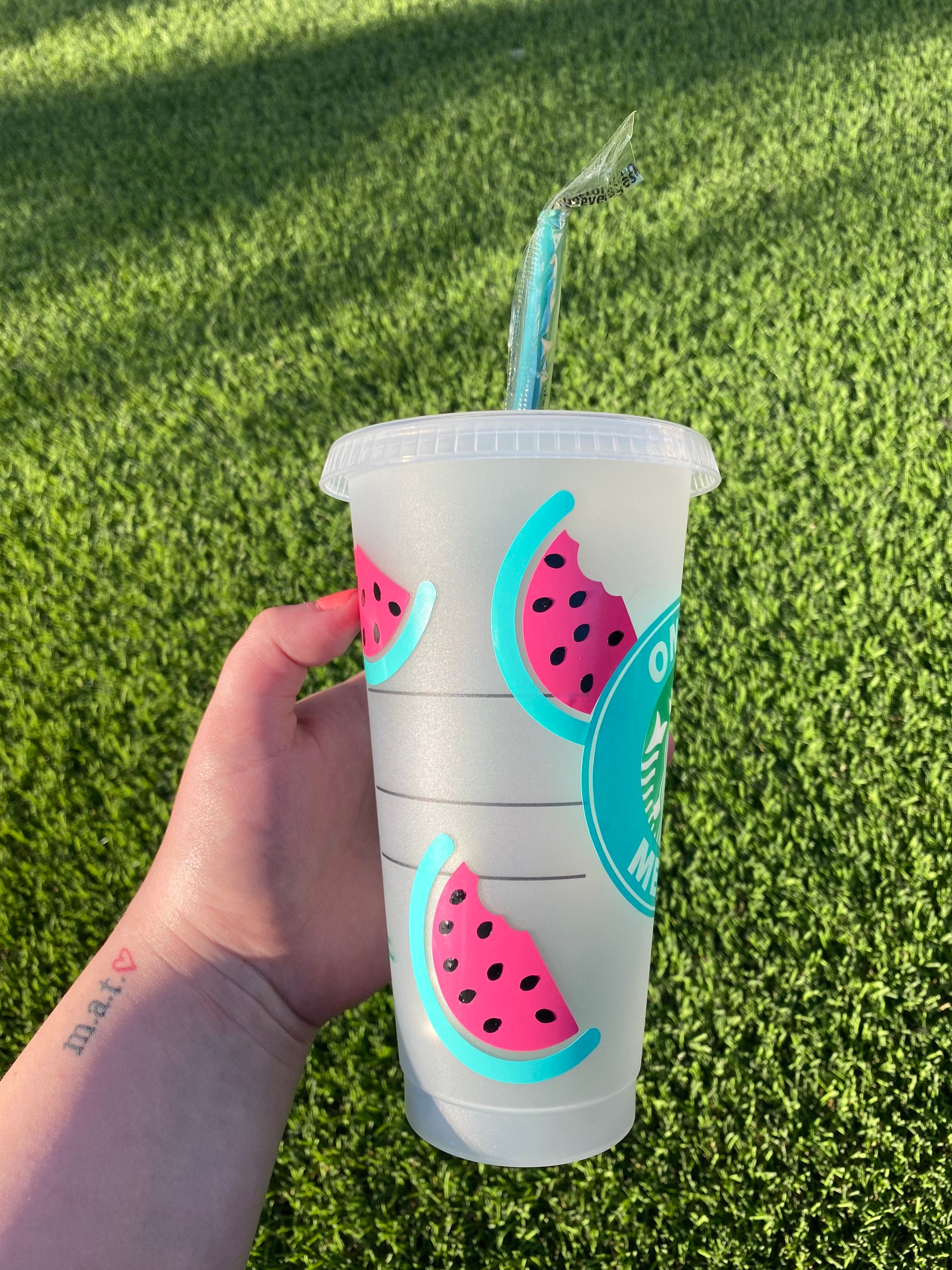 One in A Melon Starbucks Cup Etsy