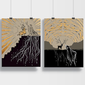 Between shadows - Landscapes of literary inspiration