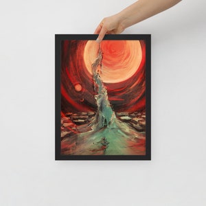 The city of the plains - Framed poster