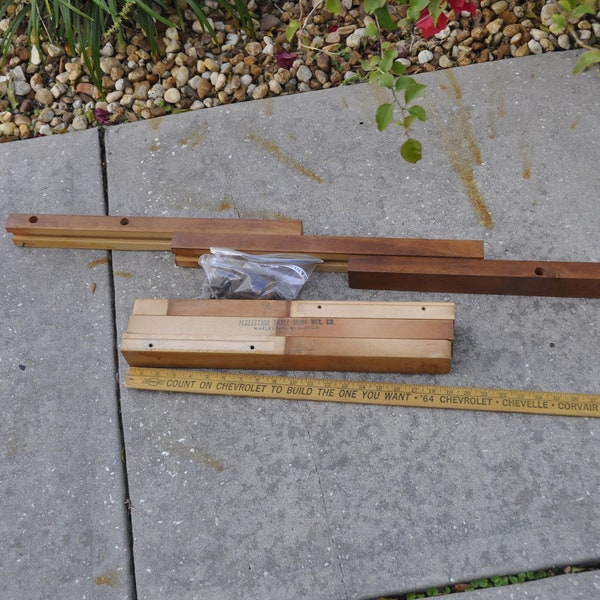 Wood Table Slides Etsy