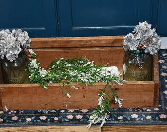 Vintage Wood Tool Tote Box
