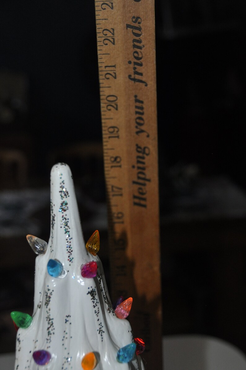 Large Vintage Ceramic Lava Christmas Tree Etsy