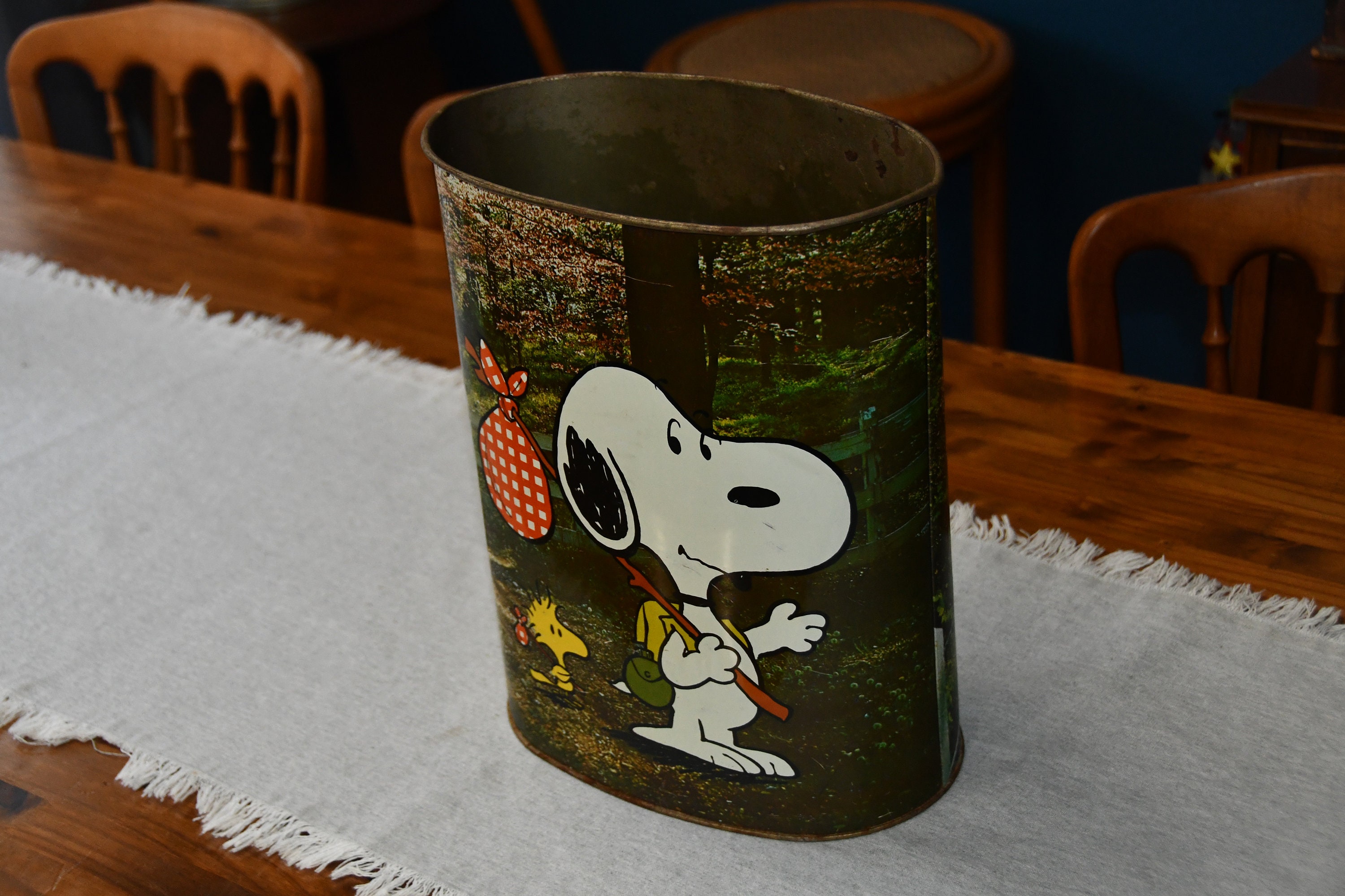 1970年代 CHEINCO社製 ミスターピーナッツ ゴミ箱 Trash Can