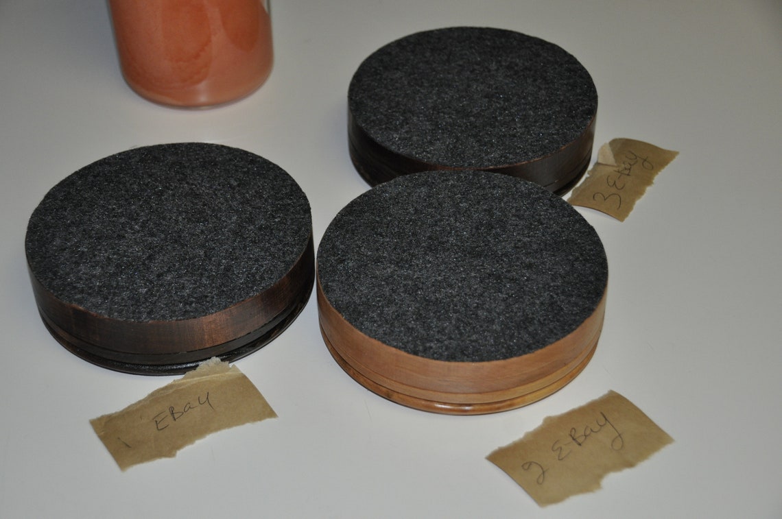 Wood Candle Base/holders Etsy