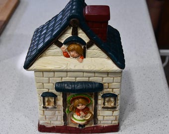 Vintage House Cookie Jar