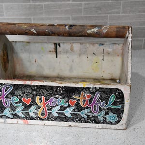 Vintage Rustic Tote Tool Box