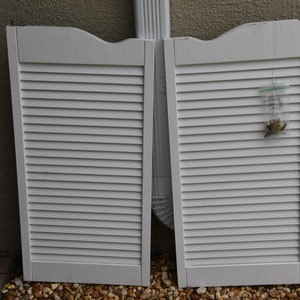 Vintage Saloon Wood Swinging Doors With Hardware