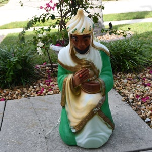 Blow Mold Nativity Etsy