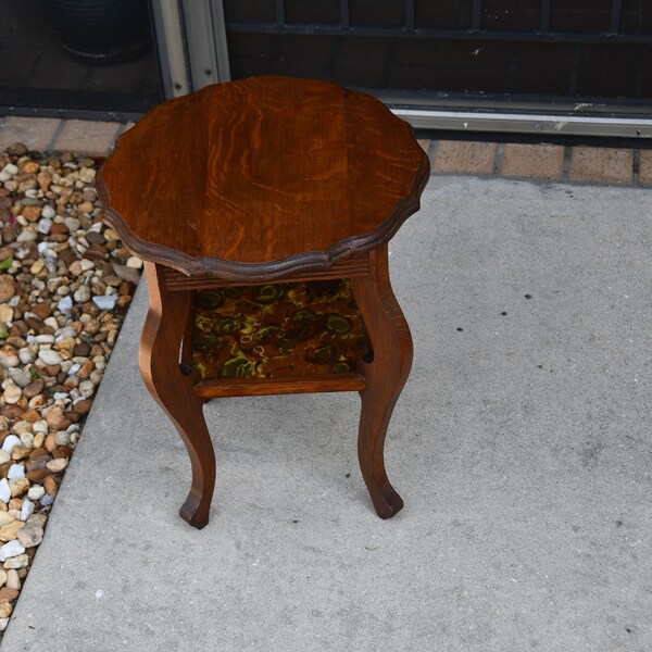 Oak End Table Etsy