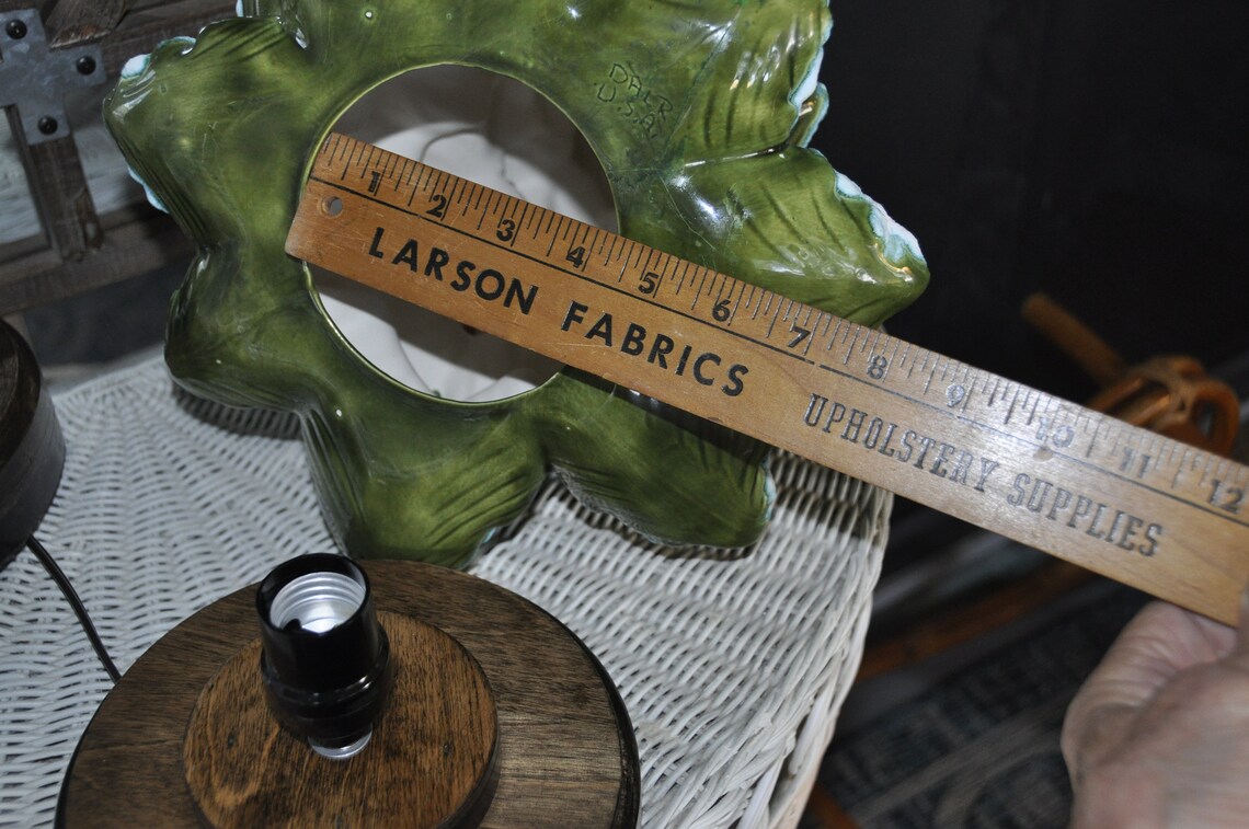 Wood Ceramic Christmas Tree Base With Light Etsy