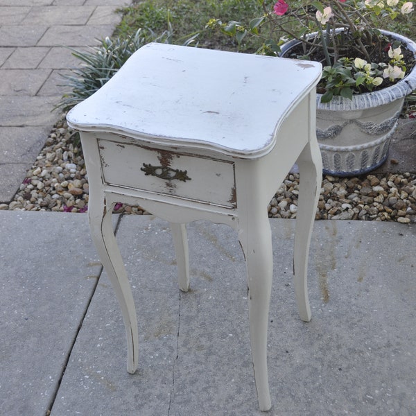 White End Table Etsy