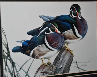 Art LaMay Wood Duck Print
