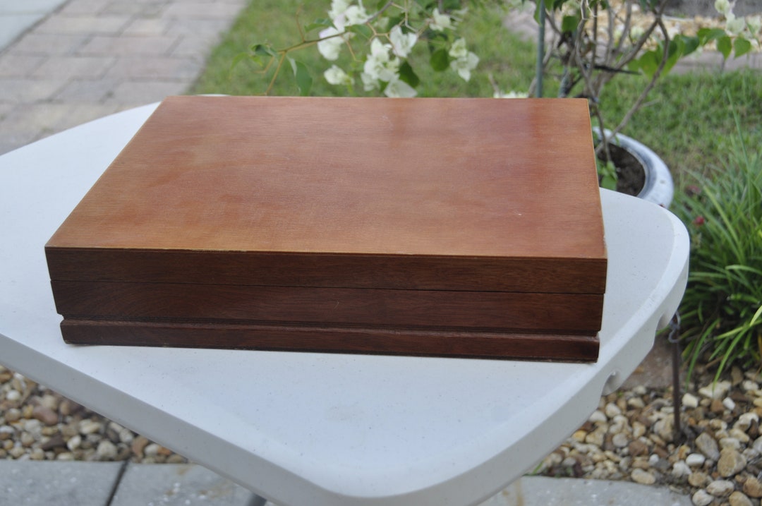 Vintage Silverware Chest Etsy