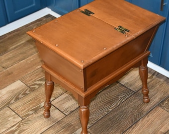 Vintage Dough Box End Table