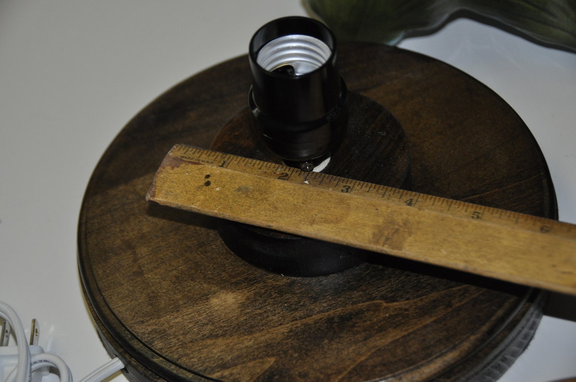 Wood Ceramic Christmas Tree Base With Light Etsy