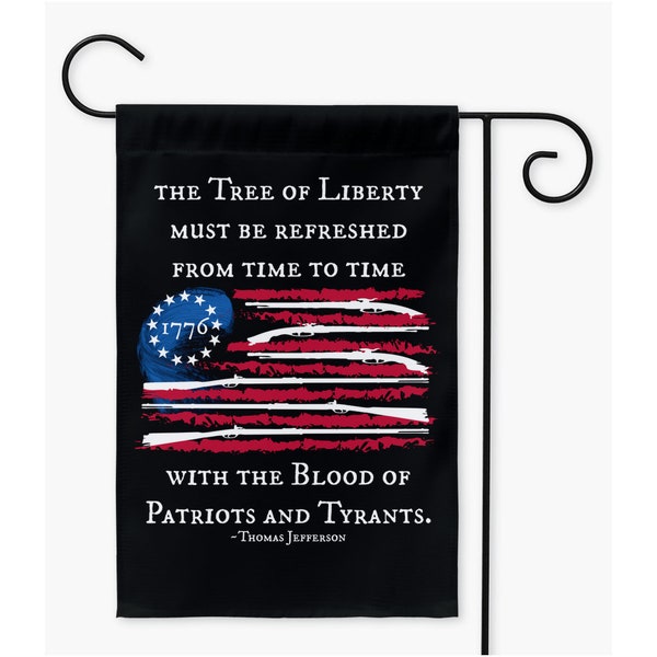 Patriotic Founding Fathers Yard Flag,Tree Of Liberty,Thomas Jefferson,Revolutionary War,Betsy Ross Flag