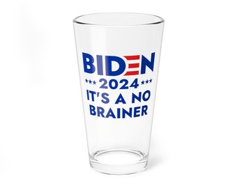 Lustiges Joe Biden Präsident 2024 Pint Glas, 16oz | Ein Kinderspiel FJB | Präsidentschaftswahl 2024 | Freiheit Freiheit