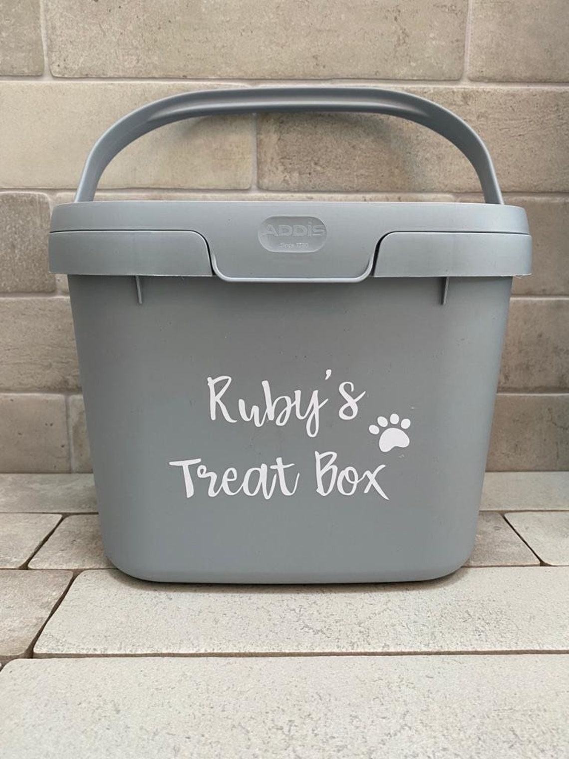 Pet food storage. Etsy
