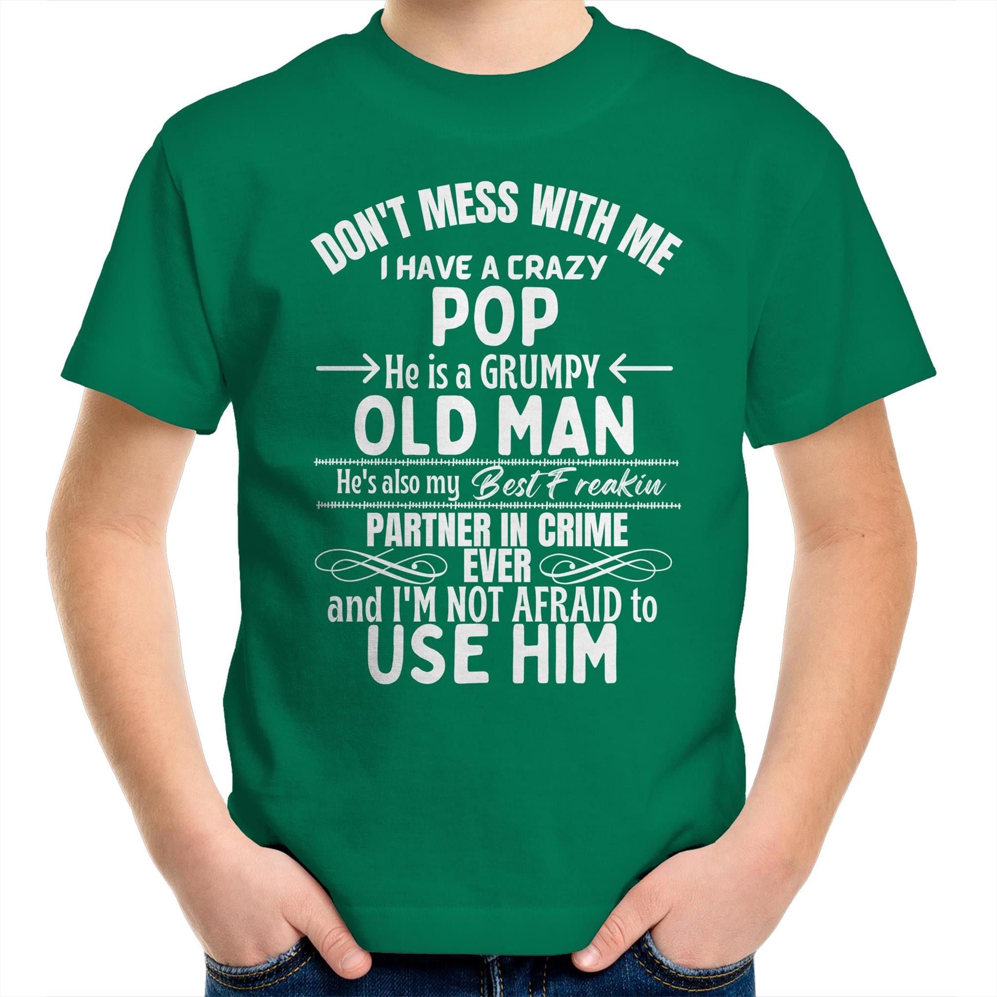 Don't Mess With Me Crazy Pop Kids T-shirt - Etsy