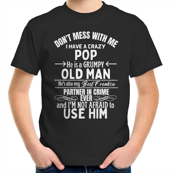 Don't Mess With Me Crazy Pop Kids T-shirt - Etsy