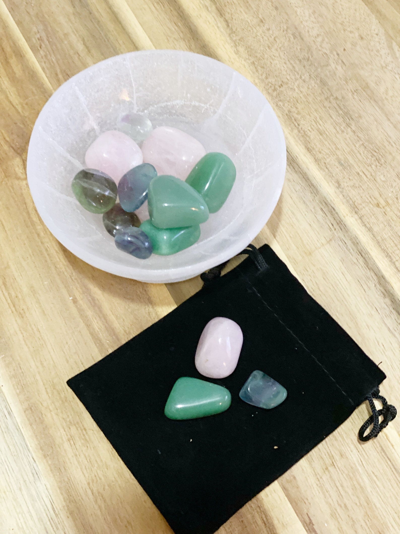 random crystal bag